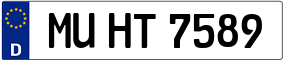 Truck License Plate